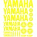 Adesivo Yamaha Rif: moto-167 Jaune Flash