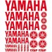 Adesivo Yamaha Rif: moto-167 rosso