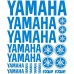 Adesivo Yamaha Rif: moto-167 azzurro