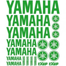 Adesivo Yamaha Rif: moto-167 verde chiaro