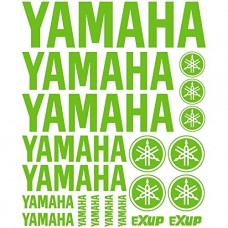 Adesivo Yamaha Rif: moto-167 Verde Kawa