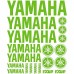 Adesivo Yamaha Rif: moto-167 Verde Kawa