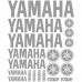 Adesivo Yamaha Rif: moto-167 grigio