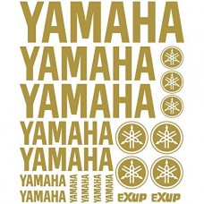 Adesivo Yamaha Rif: moto-167 oro