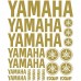 Adesivo Yamaha Rif: moto-167 oro
