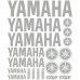 Adesivo Yamaha Rif: moto-167 argento