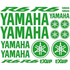 Adesivo adesivi Yamaha R6 Ref: moto-164 verde chiaro