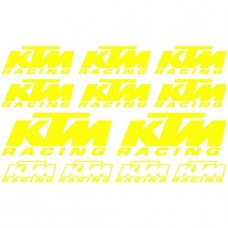Adesivi Stickers ktm-MOTO racing Ref: 104 Jaune Flash