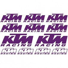 Adesivi Stickers ktm-MOTO racing Ref: 104 viola
