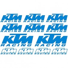 Adesivi Stickers ktm-MOTO racing Ref: 104 azzurro cielo