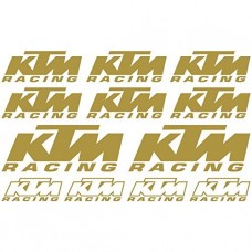 Adesivi Stickers ktm-MOTO racing Ref: 104 oro