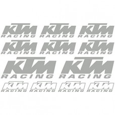 Adesivi Stickers ktm-MOTO racing Ref: 104 argento