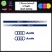 SET FASCE + 2 LOGHI (colore BLU SCURO) AUDI TUNING BANDE ADESIVE STICKERS auto - accessori, stickers, decal