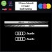 SET FASCE + 2 LOGHI (colore BIANCO) AUDI TUNING BANDE ADESIVE STICKERS auto - accessori, stickers, decal