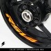Aprilia RSV4 v2 Moto Cerchio Interno Adesivo In Vinile
