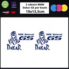 ADESIVI per moto GS BMW MOTORRAD con simbolo dakar - GS 1200 - GS 1000 - STICKERS auto - accessori, stickers, decal (blu)
