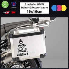 ADESIVI per moto GS BMW MOTORRAD con simbolo dakar - GS 1200 - GS 1000 - STICKERS auto - accessori, stickers, decal (nero)