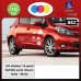 ADESIVI FIORI per auto - STICKERS auto - accessori, stickers, decal (NERO) cod. 883