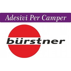 2 ADESIVI - LOGO PER CAMPER BURSTNER - 58X33 centimetri - adesivi per camper
