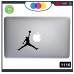 Adesivo JORDAN - PER TUTTI I MODELLI DI Mac Book Apple 13-15-17 - ADESIVO PER QUALSIASI COMPUTER ANCHE NON MAC BOOK - PC - COLORE NERO Cod. 1116