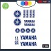 ADESIVI KIT 16 PEZZI YAMAHA TMAX - T MAX SCOOTERONE- STICKERS MOTO - accessori, stickers, moto, decal (BLU)