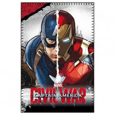 Marvel 2200001651&nbsp;150&nbsp;x 100&nbsp;cm, Guerra Civile Capitan America Vs Iron Man coperta in pile