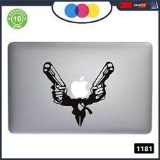 ADESIVO PISTOLE - Apple Macbook Pro Air Laptop Sticker Decal Skin, Macbook Air (11" - 13" MACBOOK)