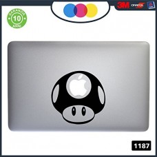 ADESIVO PER MAC FUNGO SUPERMARIO - Apple Macbook Laptop Decal Sticker Vinyl Mac Pro Air Retina 11" 13" 15" 17" Inch Skin Cover Magic Cute