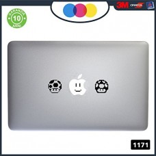 ADESIVO FUNGHETTI SUPERMARIO BROS - Apple Macbook Laptop Decal Sticker Vinyl Mac Pro Air Retina 11" 13" 15" 17" Inch Skin Cover Magic Cute 1186