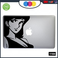 ADESIVO LUPIN DONNA FUJIKO - Apple Macbook Pro Air Laptop Sticker Decal Skin, FLOREAL Macbook Air 11" 13" 15" 17" (15" - 17" MACBOOK)