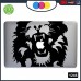 Adesivo LEONE - PER TUTTI I MODELLI DI Mac Book Apple 11-13-15-17 - ADESIVO PER QUALSIASI COMPUTER ANCHE NON MAC BOOK - COLORE NERO Cod. 1245 (15" - 17" MACBOOK)
