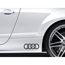 X-2 anelli per Audi TT minigonna vinile auto adesivi S3 S4 S5 S6 S-line Quattro S8