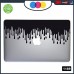 Adesivo INCHIOSTRO - PER TUTTI I MODELLI DI Mac Book Apple 11-13-15-17 - ADESIVO PER QUALSIASI COMPUTER ANCHE NON MAC BOOK - COLORE NERO Cod. 1189