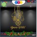 Vetrofanie natalizie e decorazioni di natale - SCRITTA BUONE FESTE \ COLORE:ORO - DECORAZIONI NATALIZIE XMAS - STICKERS , decal ,addobbi , natale , christmas Cod 1367-2