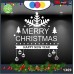 Vetrofanie natalizie e decorazioni di natale - SCRITTA MERRY CHRISTMAS - FIOCCO DI NEVE PALLINE DI NATALE - COLORE: BIANCO - DECORAZIONI NATALIZIE XMAS - STICKERS , decal ,addobbi , natale , christmas Cod 1369