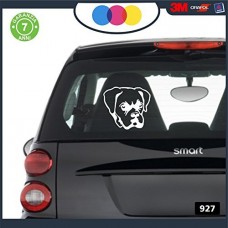 ADESIVO PER AUTO - CANE CUCCIOLO BOXER- LOVE DOGS - STICKERS - cani, adesivi cani, STICKERS auto - accessori, stickers, decal Cod 927