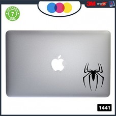 Adesivo - SPIDER MAN LOGO - THE AMAZING SPIDER MAN - PER TUTTI I MODELLI DI Mac Book Apple -ADESIVO ADATTO A OGNI TIPO DI COMPUTER