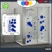 ADESIVO PER DOCCE-FANTASIA BOLLE DI SAPONE Cod.1426 (BLU)